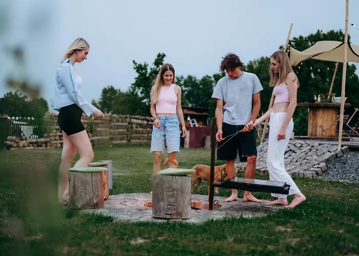 Nádech - Glamping Na Statku Prázdninový dům